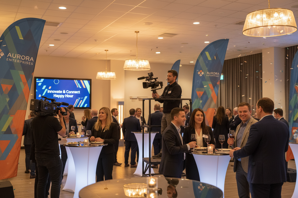 more of a happy hour corporate event